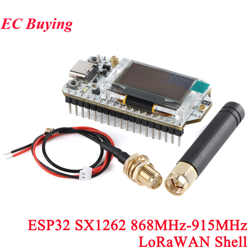 Esp32 Devkit - ESP32 SX1262 LoRa 868MHz/915MHz 0.96 Inch