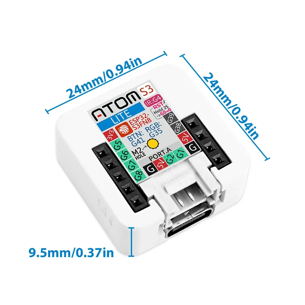 M5Stack AtomS3-Lite ESP32-S3 D - огляд і ціна Esp32 Wifi Bluetooth Module