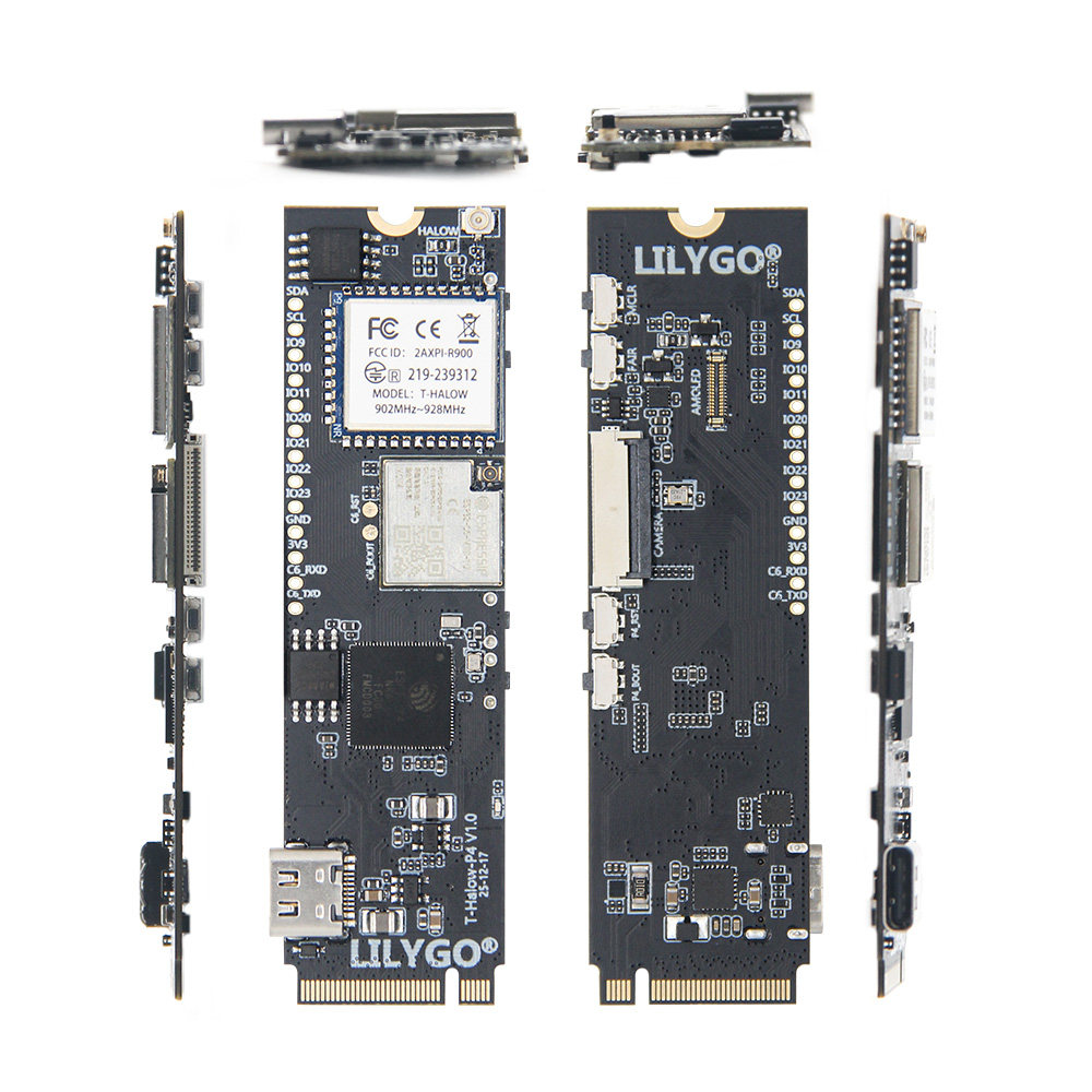 LILYGO T Halow P4 ESP32 P4 C6  - огляд і ціна Esp32 P4