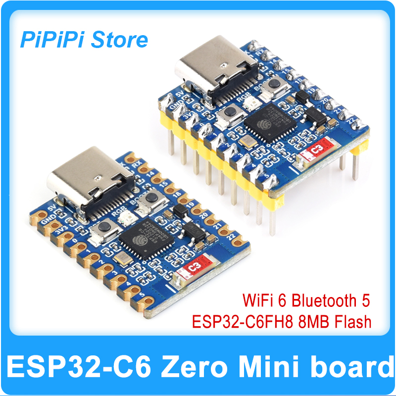 ESP32-C6 Zero Super Mini Devel - огляд і ціна Esp32 Wifi Bluetooth Module