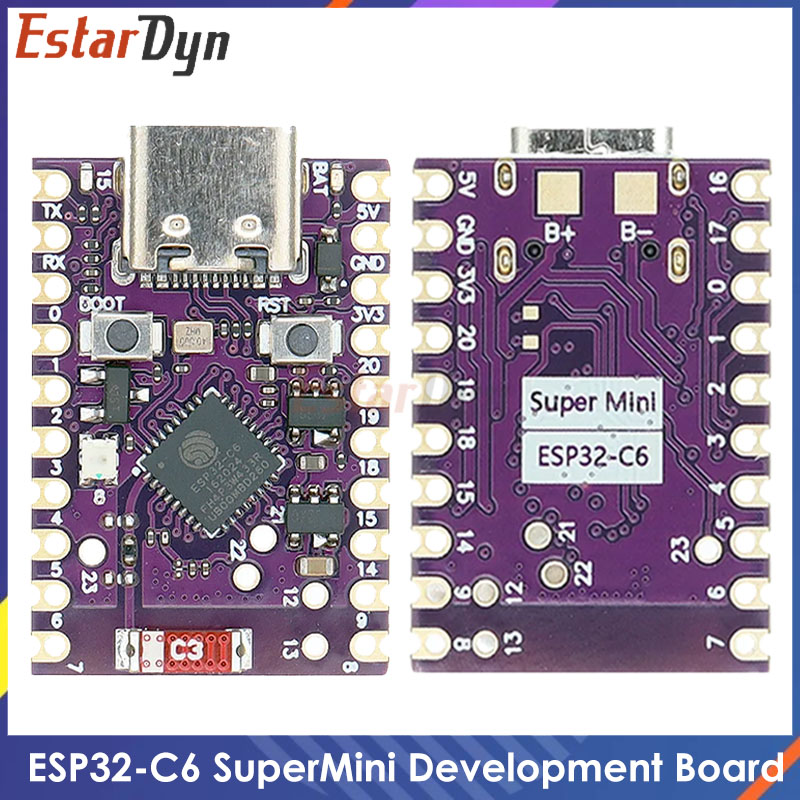 Estardyn  ESP32-C6 SuperMini D - огляд і ціна Esp32 Devkit