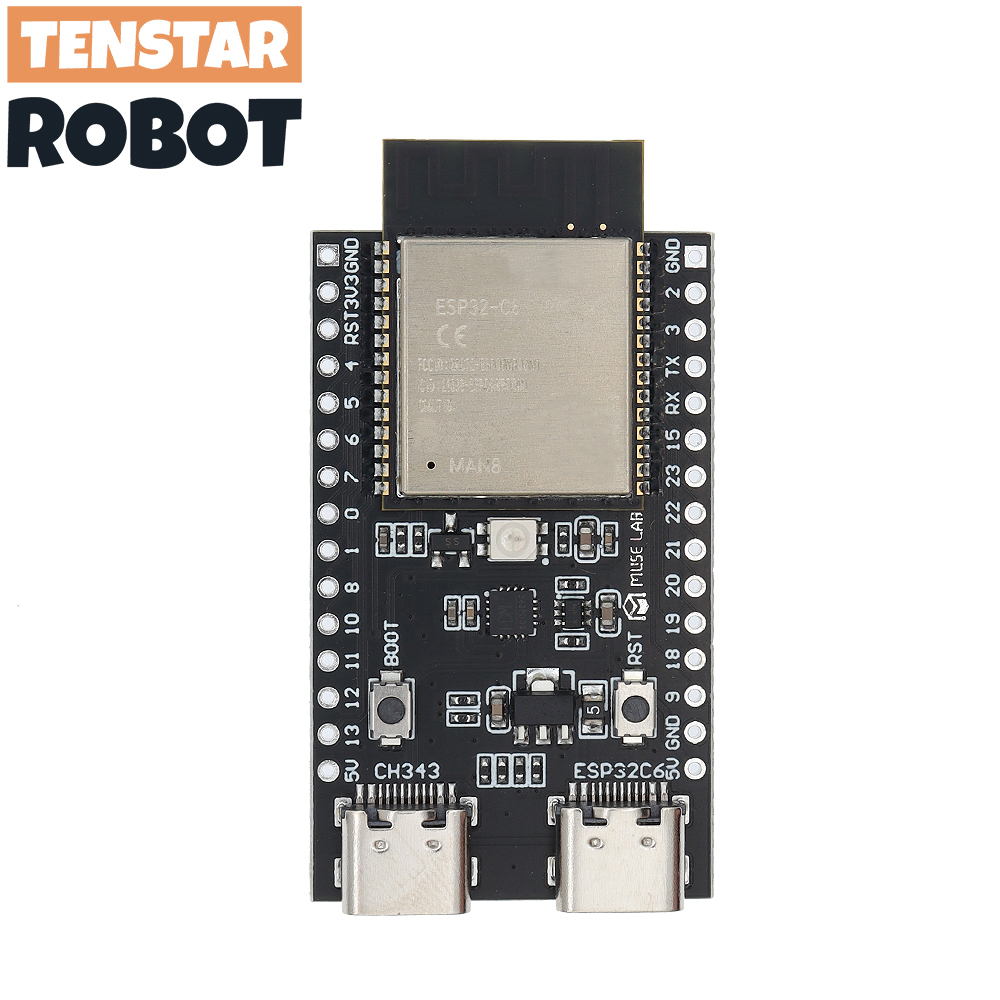 TENSTAR ESP32-C6 ESP32 WiFi+Bl - огляд і ціна Esp32 Devkit