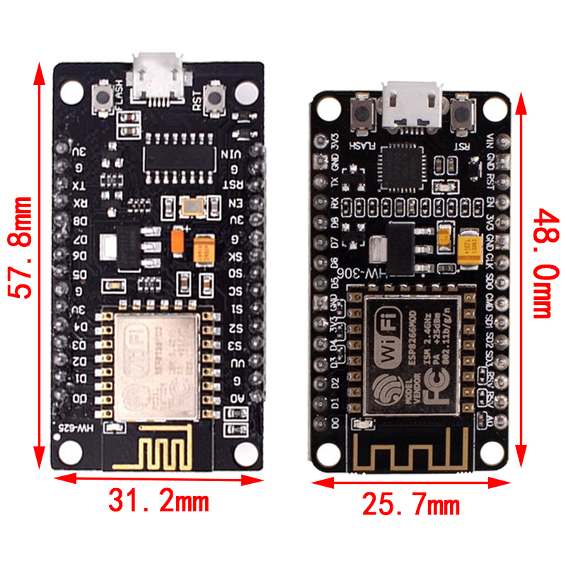Wireless Module CH340/CP2102/C - огляд і ціна Esp8266 Nodemcu