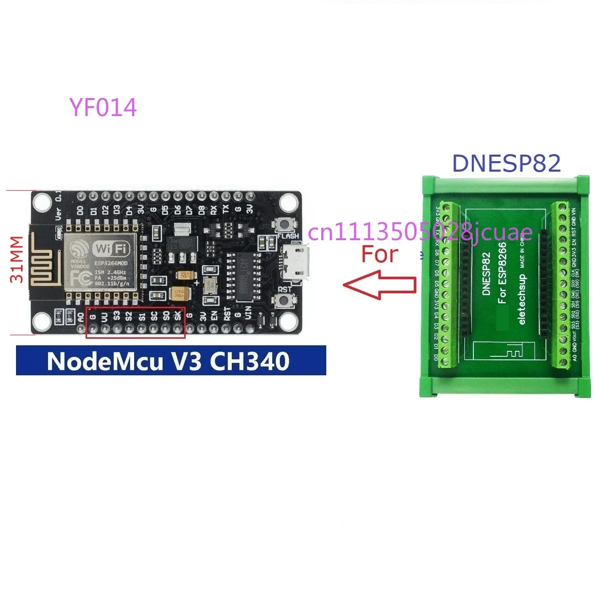 ESP8266 NodeMcu WiFi Module Ar - огляд і ціна Esp8266 Nodemcu