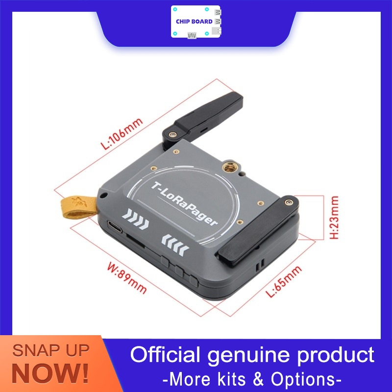 LILYGO T-LoRa Pager Handheld C - огляд і ціна Esp32 S3
