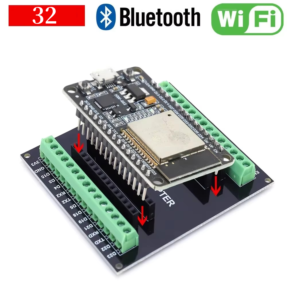 32S Expansion Board CP2102 Nod - огляд і ціна Esp32 Wifi Bluetooth Module